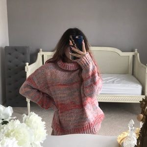 Turtleneck midi sweater